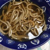 七味唐辛子たっぷり☆あったか蕎麦(*^^*)